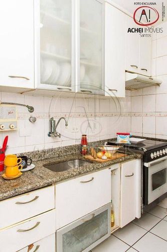 Imagem 28 de 30 de Apartamento Com 2 Dormitórios, 2 Suítes, 3 Banheiros E 1 Vaga Coletiva Suficiente À Venda, 92 M² Por R$ 535.000 - Boqueirão - Santos/sp - Ap10536