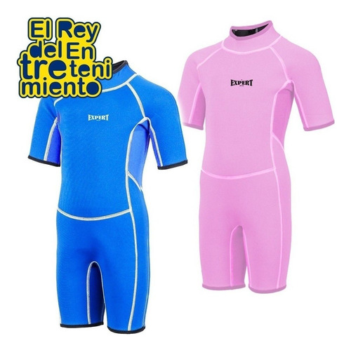 Imagen 3 de 4 de Traje Neopreno Niños Natación Surf - El Rey