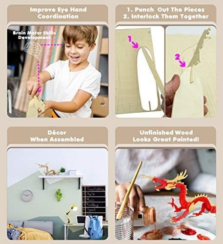 Kit De Maquetas De Rompecabezas 3d Con Forma De Rompecabezas