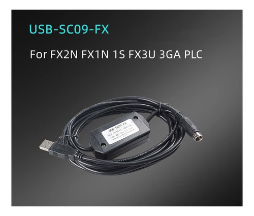 Cable De Programación Usb Para Mitsubishi Plc Fx3u Y F...