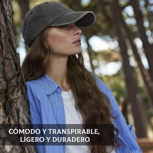 Xu 4pz Gorra De Béisbol Vintage De Algodón Con Sólido De