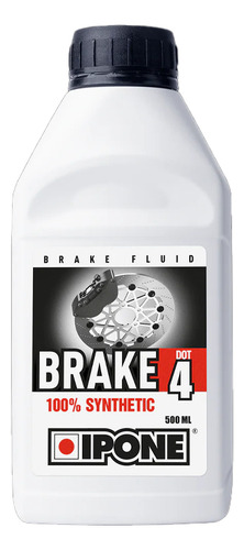 Líquido De Frenos Moto Sintético Ipone Brake Dot 4 500ml