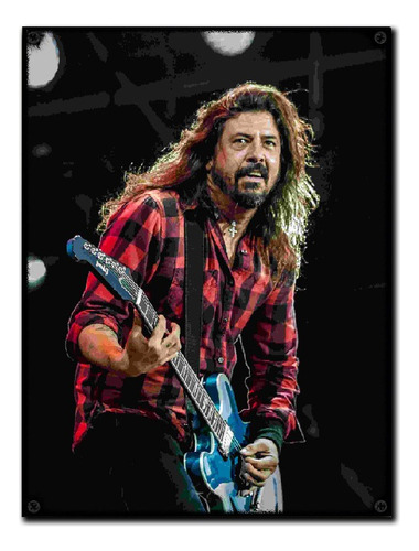 #280 - Cuadro Vintage 30 X 40 - Dave Grohl - Foo Fighters