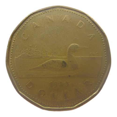 Canadá Moeda 1 Dólar 1989 (Usado)