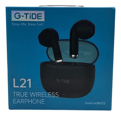Audífonos Inalámbricos Bluetooth G-tide L21 In-ear Blancos Morado