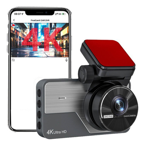 C Dash Cam 4k, Grabación Frontal Hd, Visión Nocturna Y Condu