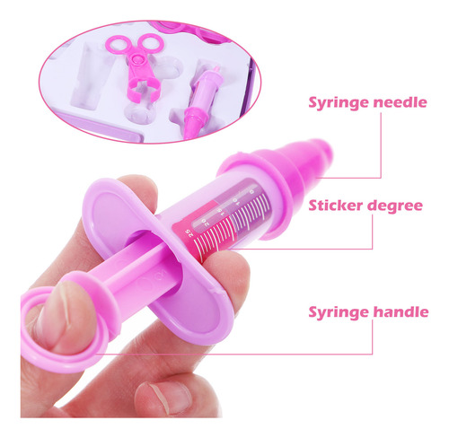 Kit Médico Pretend Play De Juguete Para Enfermeras, 14 Pieza