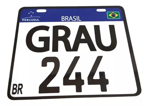 Placa Para Bike Do Grau De Alta Qulidade Em Aço