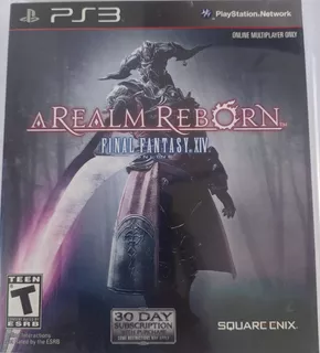 Final Fantasy Xiv Realm Reborn Mídia Física Ps3 Envio 24hrs