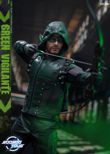 Arrow Green Vigilante Soosoo Toys 1/6 No Hot Toys