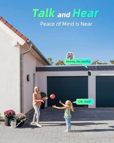 Cámara De Seguridad Solar Maxiviz Inalámbrica Para Exteriore
