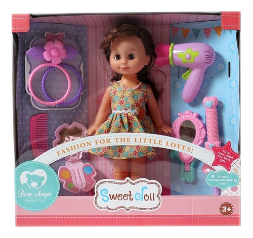 Muñeca Sweet Doll Mu10 Accesorios  Explorer Fan