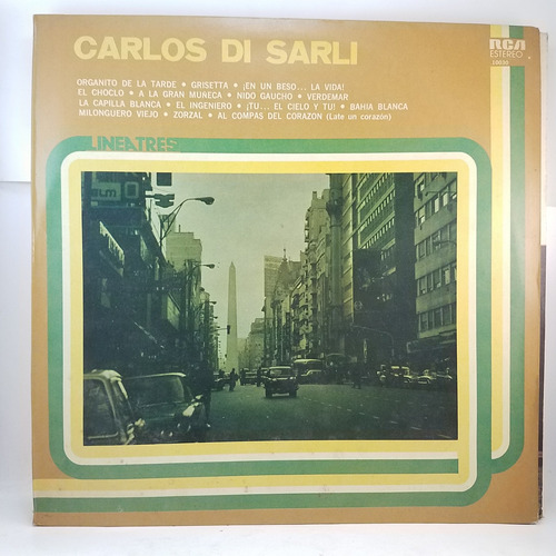 Carlos Di Sarli - Serie Linea Tres - Vinilo Tango Lp - Mb+