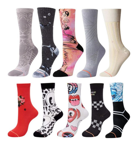 Calcetines Stance 10 Pack Multimodelo Multicolor