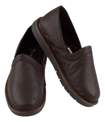 Pantuflas hombre piel new arrivals