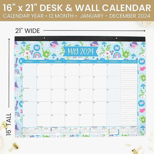 Bloom Daily Planners 2024 Calendario De Escritorio - Almohad