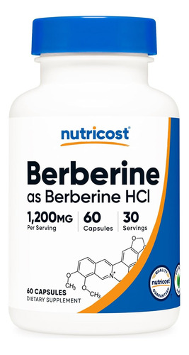 Nutricost Berberine Hcl (berberina) 600mg 60 Cps