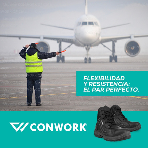 Imagen 10 de 10 de Botín De Seguridad Conwork Línea Allworks 401baf