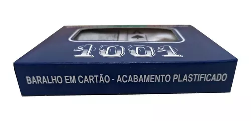 3 Jogo Baralho Copag 1001 Duplo Naipe Grande Plastificado