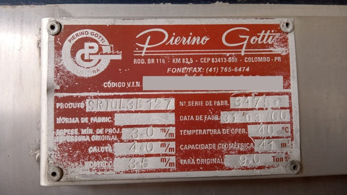 Imagem 9 de 9 de Carreta Tanque Inox 40.000 L C/ Pneus Gotti Ano 2000