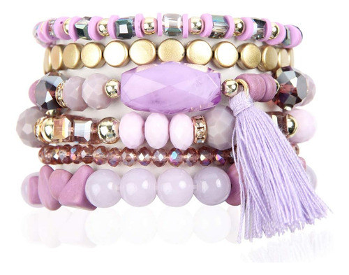 Riah Fashion Coin Bead Multicapa Declaración Versátiles De