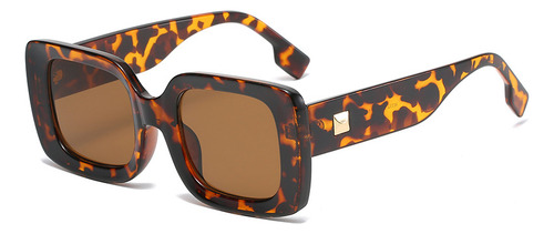 Nuevas Gafas De Sol Retro Cuadradas Con Montura Grande Para