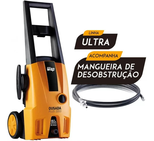 Lavadora De Alta Pressão Wap Ousada Plus 2200 1750psi 1500w