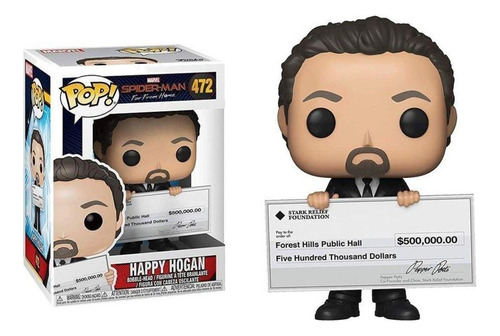 Boneco Funko Pop - Happy Hogan 472 Spider Man - Homem Aranha