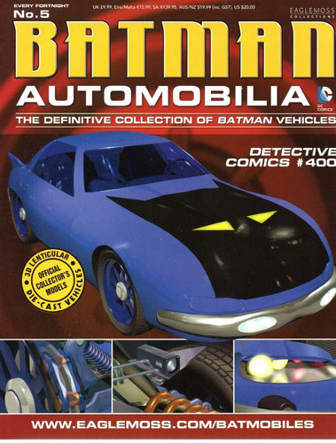 Apenas Revista Ingles Batman Automobilia 10 Bonellihq Cx400