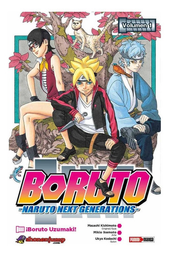 Boruto Pack Tomos 1 A 5 Panini Argentina