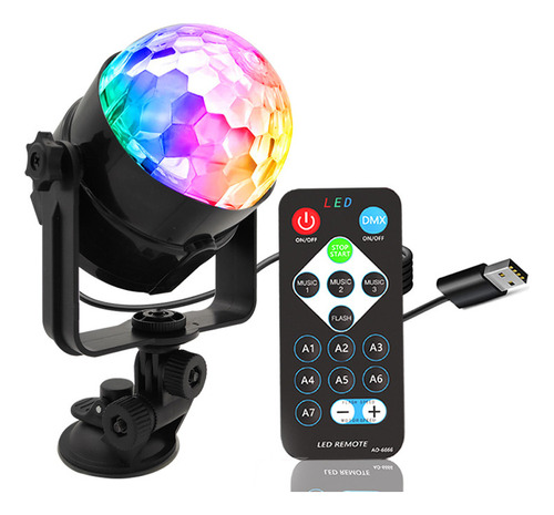 Luces De Fiesta Usb, Bola De Discoteca Con Luz De Discoteca