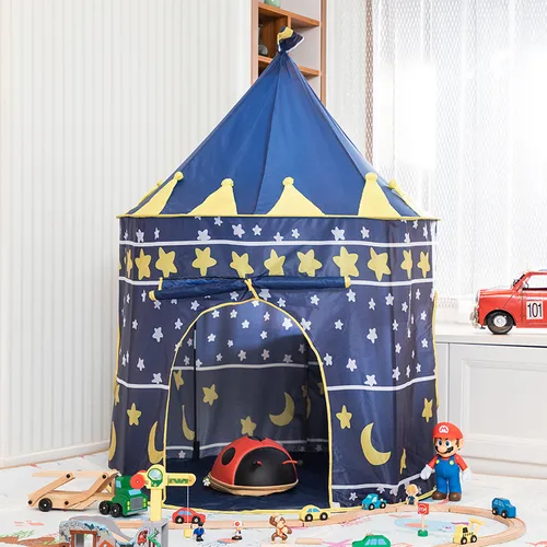 Blue Prince - Large Princess Tent Playhouse For Kids