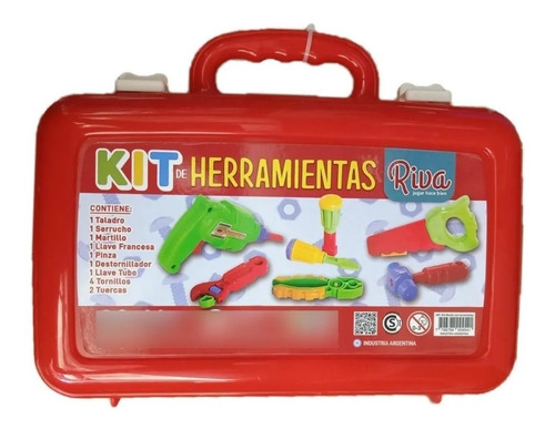 Imagen 2 de 8 de Valija Maletin De Herramientas. Juguete Didáctico Calesita