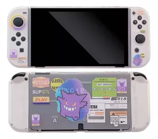 Nintendo Switch Oled Protector Pokémon Go Gengar Joy Con