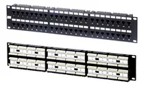 Comprar Patch Panel 48 Puertos Cat 5 Cat5 Cat5e Rackeable Wireplus