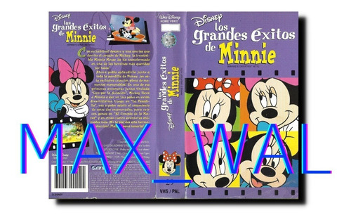 Los Grandes Exitos De Minnie Vhs Original Walt Disney