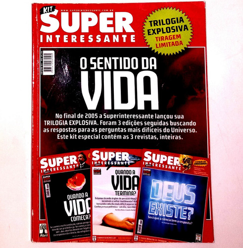 Trilogia Explosiva Super Interessante O Sentido Da Vida 3em1