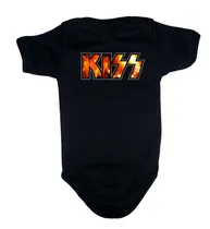 Comprar Pañalero Rockero - Pañalero De Kiss-pañalero Negro De Bebe  