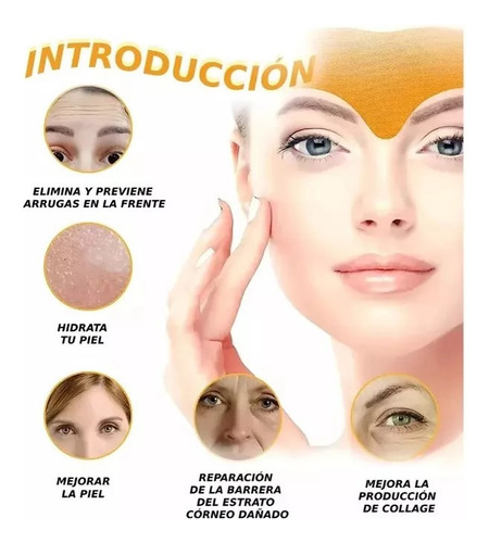 1 Pack Parches Antiarrugas Clarité Faciales Colágeno 10 Pcs