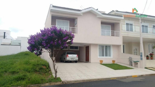 Imagem 1 de 23 de Lindo Sobrado Em Condomínio Horizontes De Sorocaba - So0025