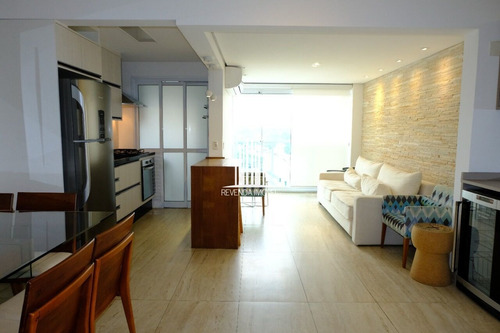 Imagem 3 de 11 de Apartamento No Brooklin Com 70m² Com 1dormitório 1 Suite 1 Vaga - Br25004