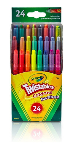 24 Lapices Crayons Twistables Fun Effects Crayola