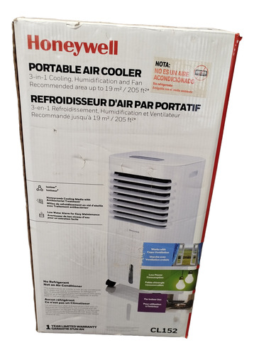 Enfriador De Aire Portátil Honeywell Cl152 Color Blanco Blanco (Usado)