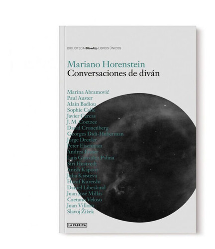 Conversaciones De Divan - Horenstein Mariano (libro) - Nuevo
