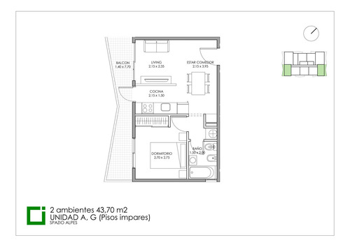 Departamento En Venta 2 Ambientes Caseros