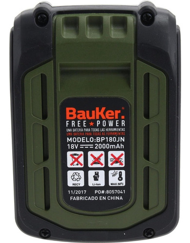 Batería Recargable 18v 2,0 Ah