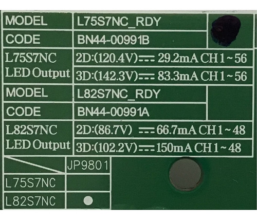 Led Driver Samsung Bn44-00991b Qn75q7drafxza Aa02 (Usado)