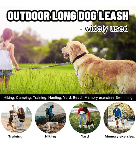 Correa De Entrenamiento Para Perros, 2,6 Cm * 10 M De Largo