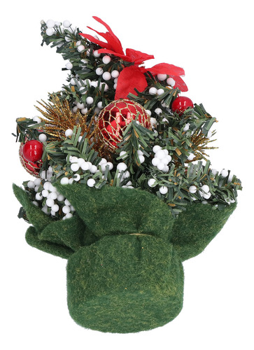 Mini Árbol De Navidad Artificial, Exquisito, Bonito Y Brilla