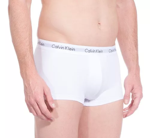 Kit Cueca Boxer Calvin Klein Trunk Branca- 3 Peças